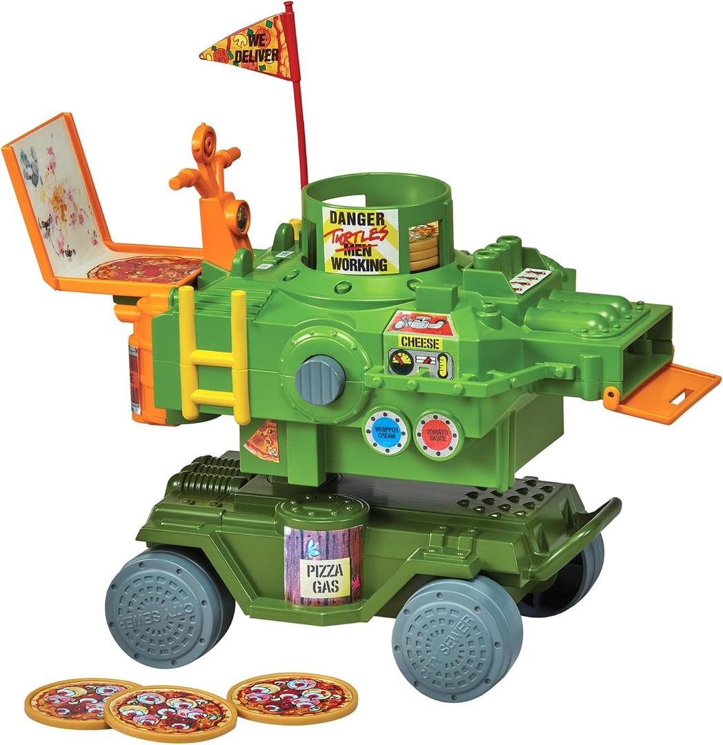 PlayMates Teenage Mutant Ninja Turtles Classic Pizza Thrower Vehicle