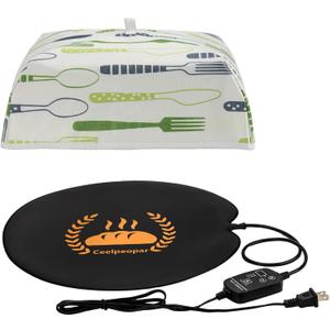 Ceelpeopar Sourdough Bread Proofing Mat for Bread Riser, Bread Heating Pad with 59 -140  Adjustable, Warming Mat for Sourdough Starter