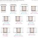 Munchkin Wood and Steel Baby Gate Extension, 5.5"