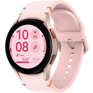 Samsung Galaxy Watch FE 40mm Bluetooth AI Smartwatch w/Fitness Tracking, BIA Sensor, Personalized HR Zones, Heart Rate Tracker, Sleep Monitor, 2024, Pink Gold [US Version]