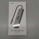 Acer USB C Hub, 7 in 1 Multi-Port Adapter for Laptop, 4K, HDMI Splitter with 2 USB A 3.1 & Type-C to HDMI Data Port, PD 100W Charging, SD Card Reader for Computer, Desktop, Space Grey