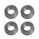 4 Pack Upgrade Alloy Steel Front Wheel Bearing for John Deere AM127304 AM118315 AM35443 for Husqvarna Lawn Mower ID 3/4" x OD 1-3/8" Steel Shield Dust Cover 6003-2RS Bearing