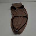 ROZKITCH Brown Dog Vest, Pet Windproof Warm Cold Weather Jacket Vest Cozy Jumpsuit Apparel Outfit Clothes for Walking Hiking Travel Sleep Brown XL (XL(Back Length:20-23"))