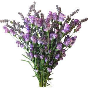 TEMPUS 10Pcs Artificial Flower Bulk Spring/Summer Flowers Wedding Party Vase Bouquet Floral Arrangement Home Decor Indoor Decor(Purple)