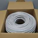 MONK CABLES | CAT6 Plenum Cable 1000ft | UTP, 23AWG, 550MHz | DSX-8000 Certified | Most Certified Cable of The Whole Market (Grey)