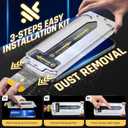 TEMPRTEK+ 2-Pack Screen Protector for iPhone 16e / iPhone 14 / iPhone 13 Pro/iPhone 13  9H Tempered Glass, Anti-Scratch, Anti-Fingerprint, Shatterproof, Clear, Bubble-Free, Easy Installation