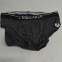 Icebreaker Merino Men's Anatomica Underwear-Briefs (Large, Jet Heather)