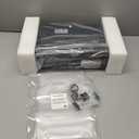 Bonsenkitchen Vacuum Sealer Machine, Stainless Steel Food Sealer Vacuum Sealers with 1 Roll & 5 Bags, 5 Food Vacuum Modes, Built-in Cutter & Bag Storage (Silver Black)