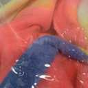 Dog Hoodie Tie Dye Dog Sweatshirt Chic Winter Clothes Ultra-Soft Warm Sweaters , Dogs Fashion Pet Clothes for Dogs (Multicolor, L (Back: 14.96",Chest: 19.68", Neck: 16.53"))