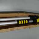 24FT Reach 8-18FT Telescopic Pole Gutter Cleaning Tools from Ground, Up to 24FT Reach, Flexible Wand, Adjustable Flow for Garden, Roof Gutters, Leaves & Debris Removal