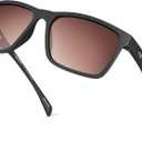KastKing FlatRock Polarized Sport Sunglasses for Men and Women, Ideal for Driving Fishing Cycling Running, UV Protection (Frame: Matte Metallic Gun /Lens: Copper - Silver Mirror)