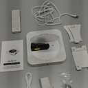 Bluetooth Portable Home CD Music Player with Remote Control, Timer, Built-in Speakers and LED Display - FM Radio Boombox (White)