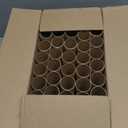 100 Pack Toilet Paper Rolls for Crafts Round Thick Cardboard Tubes Empty Paper Towel Rolls for Crafts Arts 3.7inch x 1.55inch (Brown-100pc)