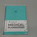 Clever Fox Medical Planner Daily  Health Diary Notebook, Wellness Journal & Self-Care Logbook, Lasts 3 Months, 7x10.5 (Light Turquoise)