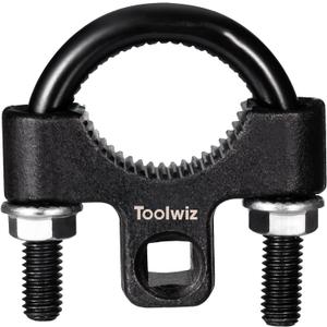 Toolwiz Inner Tie Rod Removal Tool - 3/8 inch Universal Low Profile Tool 30-42mm with Non-Slip Teeth for Easy Inner Rod Removal and Installation, U-Wrench for Car Truck Vehicle Automotive Repair