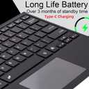 Type Cover for Microsoft Surface Pro 7+ / Pro 7/6 / 5/4 / 3, 12.3 inch, Ultra-Slim Wireless Bluetooth Tablet Keyboard with Multi Touchpad (Black)