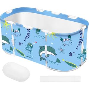 STARBRILLIANT Convenient Bathtub with Aluminum Alloy Support Rod, Ready to Use Upon Opening,Suitable for Indoor and Outdoor Use