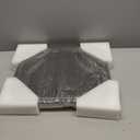 Dulepax Vertical RV Window, 14" W x 16" H Tinted Slide Trailer Window, Tempered Glass Camper Window Replacement with Net Screen and Trim Ring, DOT Approved