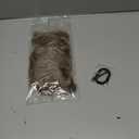 SARLA 2PCS Messy Hair Bun Hair Pieces Wavy Curly Synthetic Updo Fake Scrunchies Ponytail Extension for Women Golden Blonde