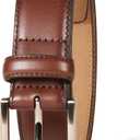 Amazon Essentials Men's Leather Belt, Classic Style