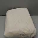 FantasDecor 3 Piece Sofa Covers Velvet for 2 Cushion Couch Stretch Loveseat Slipcover with Individual Seat Elastic Furniture Protector for Pets (Loveseat, Ivory)