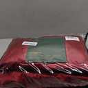 BULBUL Christmas Burgundy Velvet Curtains 84 inches Luxury Elegant Living Room Curtain Blackout Modern Thermal Insulated Soundproof Privacy Room Darkening Soft Drapes for Classical Bedroom Set of 2