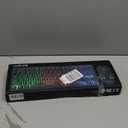 CHONCHOW Wireless Gaming Keyboard and Mouse Combo, Rechargeable 87 Key LED Light Up Keyboard Ergonomic Gaming Mouse, Backlit Wireless Mouse and Keyboard for Xbox PS4 PS4 PC Laptop