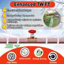 HEATIT Pipe Heat Tape - CSA & ETL Certified Heat Cable for Pipes, Prevents Pipe Freeze, Energy-Saving & Easy Install, Keeps Pipes Ice-Free, Durable, Worry-Free, Trusted Choice HISD 15ft, 7w/ft, 120V