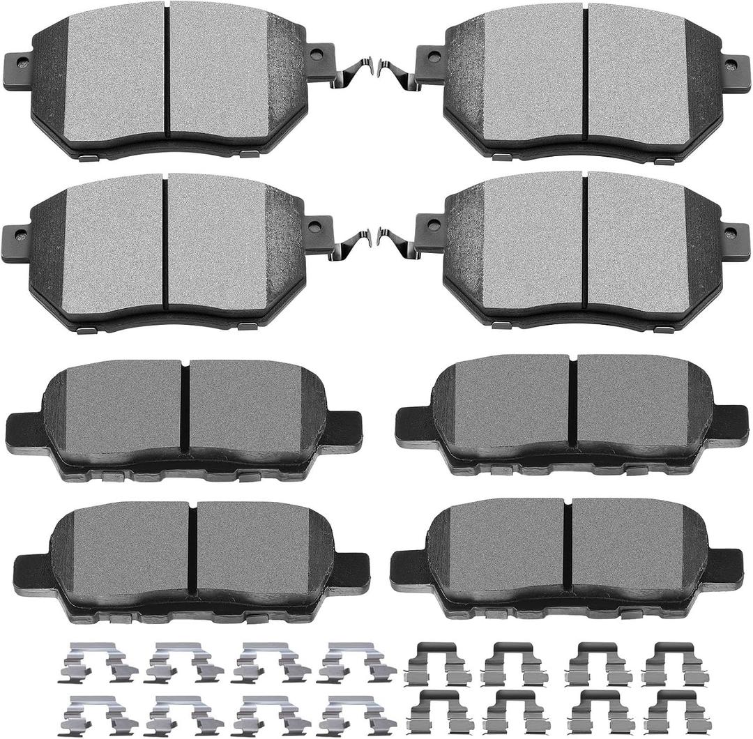 Ceramic Brake Pads Kits,SCITOO 8pcs Brakes Pads Set fit for 2009-2012 for Nissan Murano