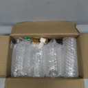 Glass Syrup Bottles with Loop Handle, 1.7 oz, 30 Pcs, Plastic Lids, Maple Syrup Stickers