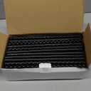 HOUYEE 200 Pack 3/8 Inch Plastic Binding Comb 19 Ring, 60 Sheet Capacity, Letter Size Black Comb Binding Spines