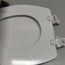 Bemis 1500EC 390 Lift-Off Wood Elongated Toilet Seat, Cotton White (Pack of 1)