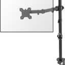 Suptek Single Monitor Arm Desk Mount Fully Adjustable Monitor Stand for 1 / One Screen up to 32 inch Extra Tall 31.5 inch Pole,Black (MD6821)