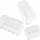 3 Pieces 10 Slots Plastic Case Vial Organizer for Refrigerator Fridge Freezer Safe Holder Stackable for Insulin 3ml 5ml and 10ml