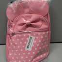 Voikukka Cute Girls Mini Mouse Backpacks for Kids Backpack Purse Pink Toddler Backpacks Small Travel Kid Daypack Women Convertible Shoulder Bag Bowknot Little Girls Children Preschool Backpack