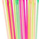 Flexible Straws - Case of 10,500 - Plastic, 60 Packs x 175 - for Restaurants, Cafes & Everyday Use