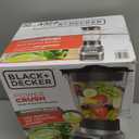BLACK+DECKER PowerCrush Multi-Function Blender with 6-Cup Glass Jar, 4 Speed Settings, Silver