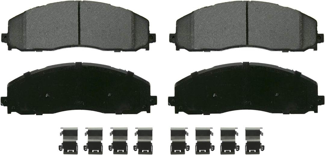 Wagner QS ZX1680 Disc Brake Pad Set, Chamfered Edges for Smooth, Quiet Stops, Fits 20132022 Ford F-250 Super Duty