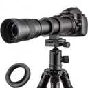 JINTU 420-800mm f/ 8.3 Manual Telephoto Zoom Lens + T-Mount for Canon EOS Rebel SL2 SL1 T3 T3i T4i T5 T5i T6 T6i T6s T7 T7i 4000D 6D 7D 60D 70D 77D 80D 5D II/III/IV 550D 650D SLR Camera Lenses