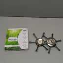 2PC Steel Wire Grass Trimmer Head,6 Inch Wire Weed Trimmer, Trimming Head for Weed Eater, Steel Cord Brush Cutter Trimmer Replacement with Most Lawn Mower