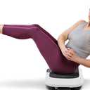 Lifepro Waver Vibration Plate Exercise Machine for Lymphatic Drainage, Muscle Activation, Full-Body Workout Vibrating Platform with Loop Bands, Fitness Equipment for Strength Toning & Fat Loss, White 