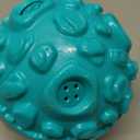Dog Ball for Aggressive Chewers - Interactive Dog Toy Giggle Balls Fun Squeaky Sound to Keep Them Busy, Durable for Small Medium Large Breeds, Rubber Chew Toys, As Seen on TV, Blue & Red