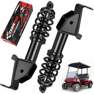 Golf Cart Front Shock Absorbers for Yamaha Drive G29 2007-2016, Yamaha G29 Shocks with Springs fit Passenger and Driver Side, OEM# JW2-F3390-00-00 JW2-F3350-00-00, 2PCS