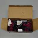 WATERGLIDE Halloween C6 String Lights, 33ft 100 LED Black Wire Fairy Lights with 29V Safe Adaptor, 8 Lighting Mode, Waterproof for Indoor Outdoor Patio Xmas Tree Party Decor, Purple