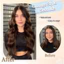 20" Wavy Hair Topper 6.5"x6.5" Base Size Hair Toppers for Women Synthetic Hairpieces for Women with Thinning hair Wavy Clip In