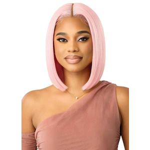 Outre Lace Front Wig - Perfect Hair Line - Swoop Series Y-Part 203 (HAVANA BROWN)
