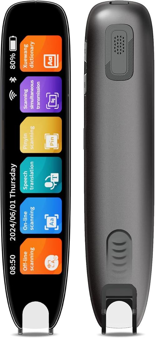 Translation Pen, Support 142 Languages, Online/Offline Modes, 2024 Smart Scanner Translator Pen, Reading Pen for Dyslexia, Voice Translate, Translation Text to Speech Device