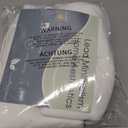 Nanspring White Linen Curtains 84 inches Long for Bedroom Back Tab Light Filtering Privacy Sheer Modern Farmhouse Coastal Decor Off Cotton Textured Gauze Curtain Living Room 2 Panel Set