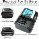 12V 2000mAh BL1021B Li-ion Battery with DC10WD Charger Replace for BL1016 BL1015 BL1020B Replace for Makita Tool DF031D DF0331D TD110D JR103D JR105D HSS01D MP100DZ HP332D DC10SB