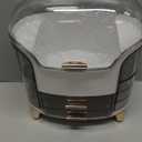 Stylish Makeup Storage Solution for Vanity Or Dresser - Spacious Organizer with Ample Capacity, White